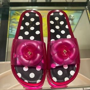 Kate Spade Splash Hot Pink Jelly Sandals